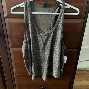 GAP Brown Leopard Print Tank Top